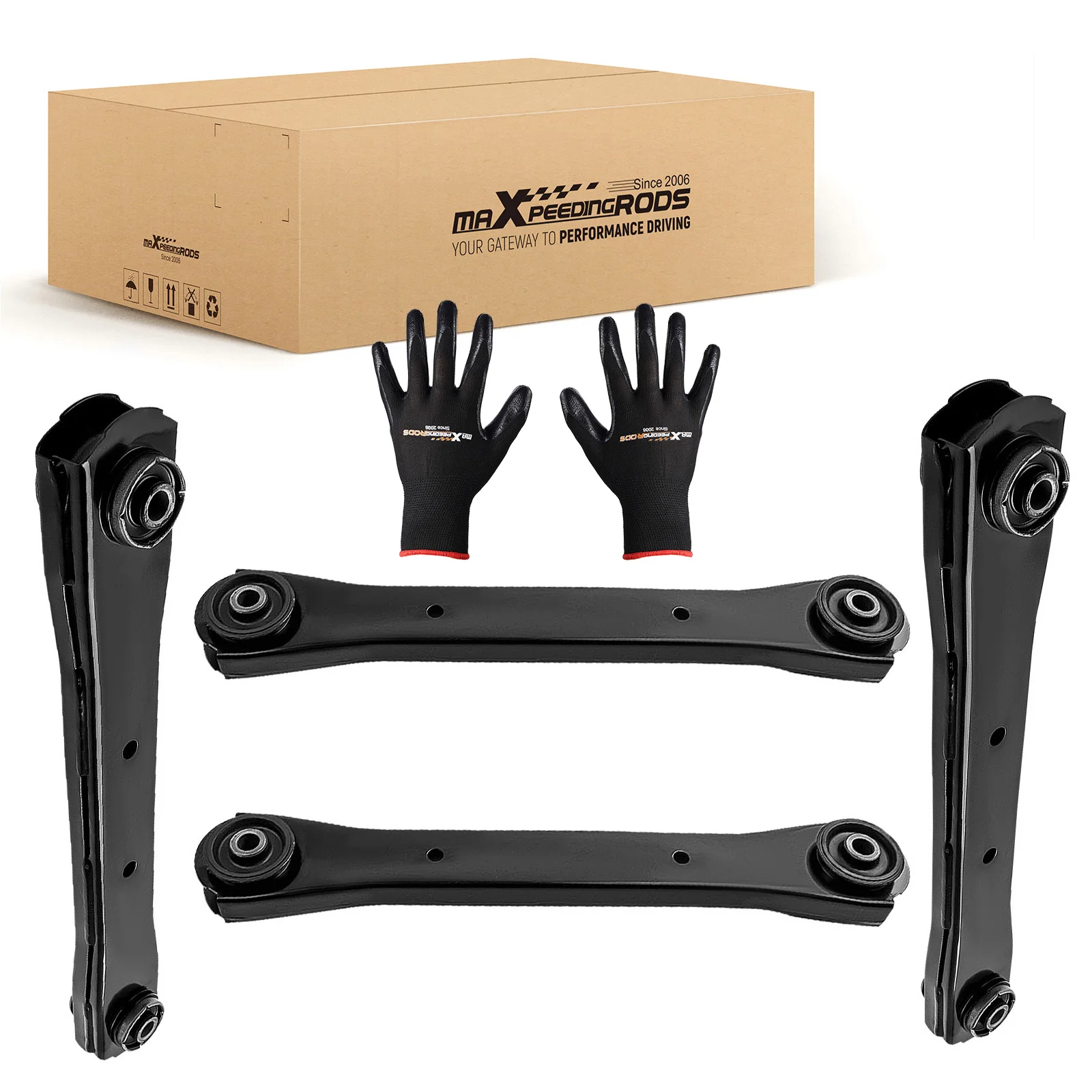 

Комплект из 4 рычагов подвески (верхние и нижние) с втулками для Dodge Ram 2500