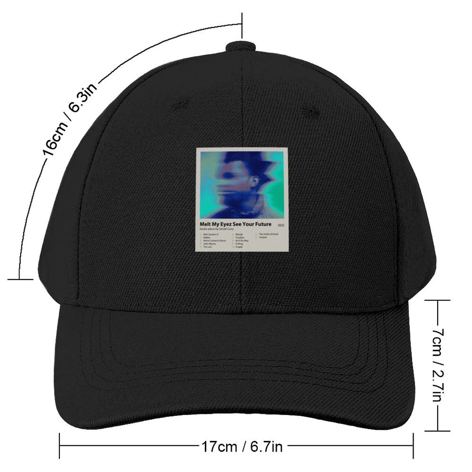 Denzel Curry Album - Denzel Curry Baseball Cap black Hip Hop birthday Caps Women Men's