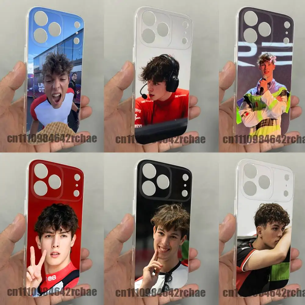 

For O-Oliver Bearman Phone Case iPhone 13,16,11,14,15,17,12,Air,Mini,Pro,Max,Plus,E Clear Soft Cover