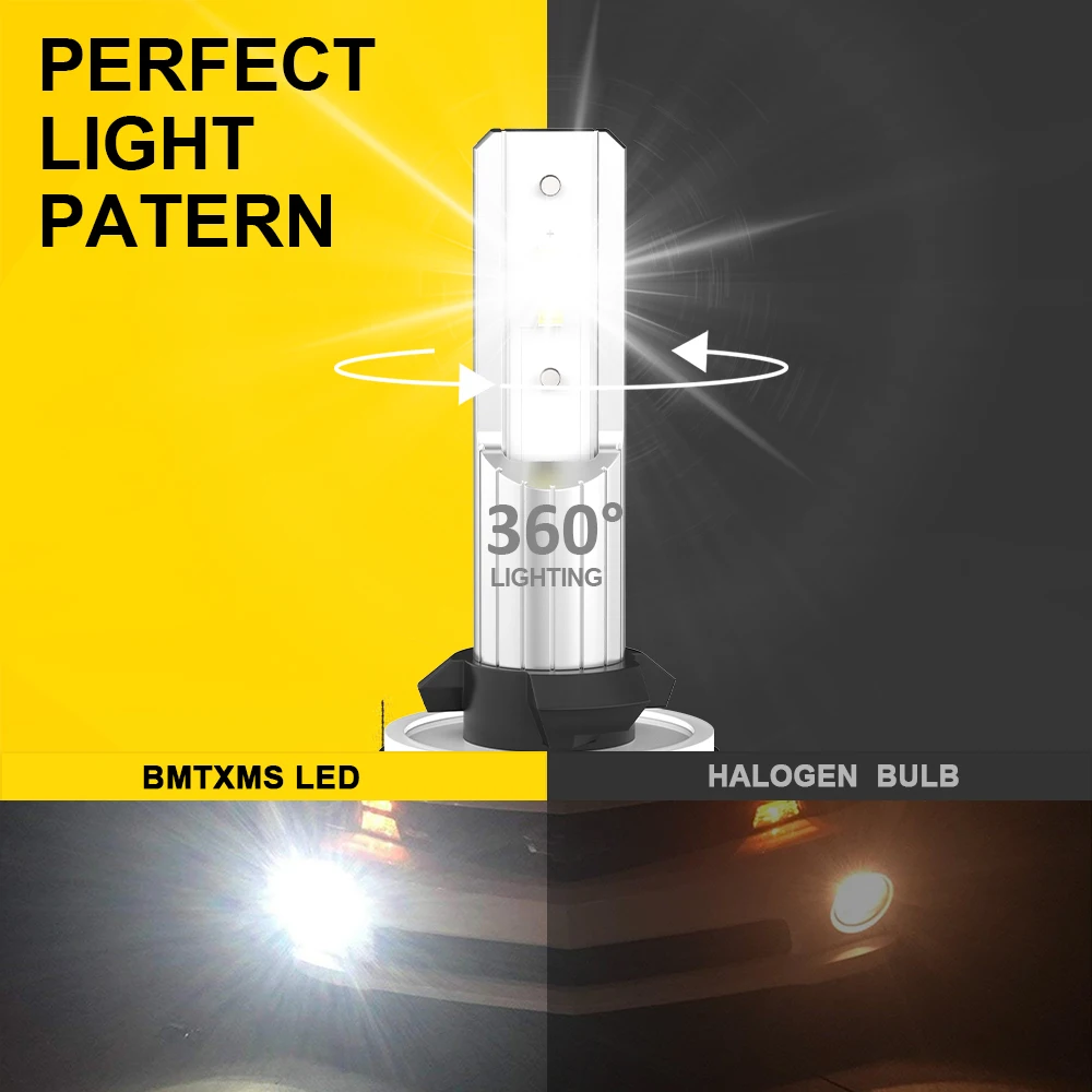 BMTxms 2PCS H27 880 H27W/1 881 H27W/2 H27W LED Fog Lights DRL Canbus For Hyundai Subaru Jeep Ford Nissan KIA Dodge Cadillac GMC