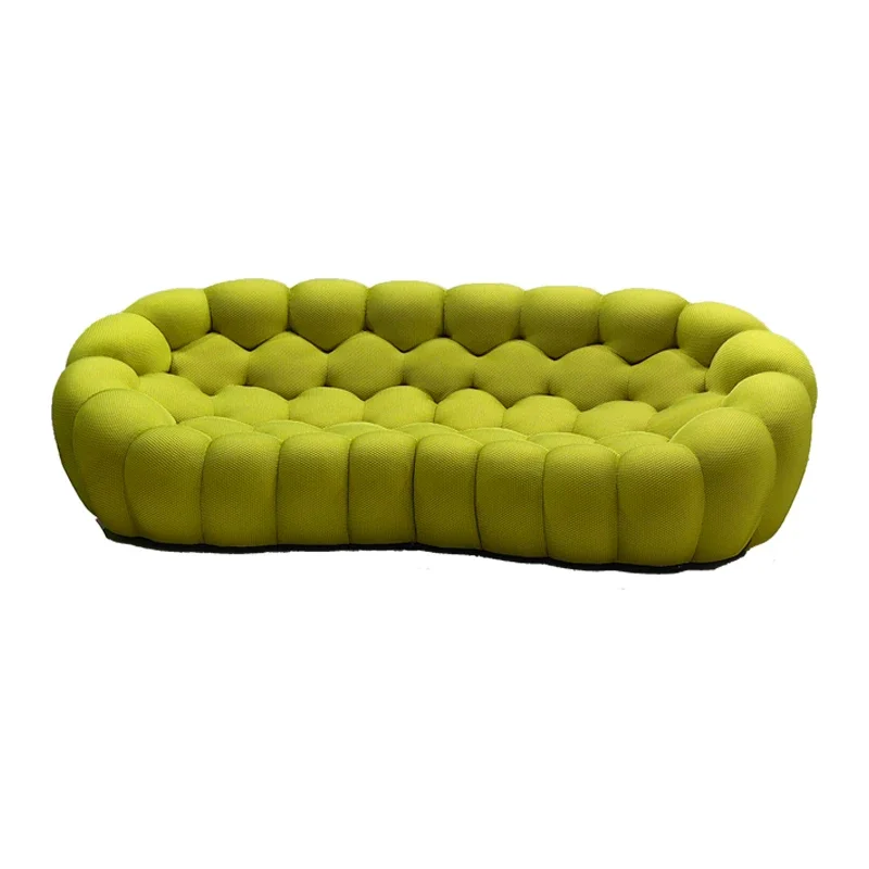 

Bubble Shaped Cotton Sofa Designer Mesh Villa Trending Unique Football Shaped Sofa