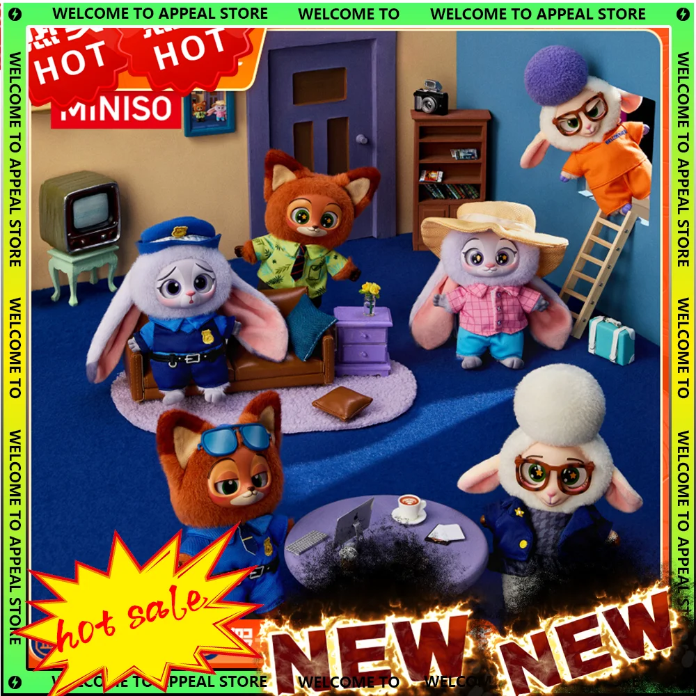 

Zootopia слепая коробка милая фигурка Ника и Джуди плюшевая виниловая кукла загадочная коробка ПВХ мультфильм аниме Коллекционная модель игрушки подарки