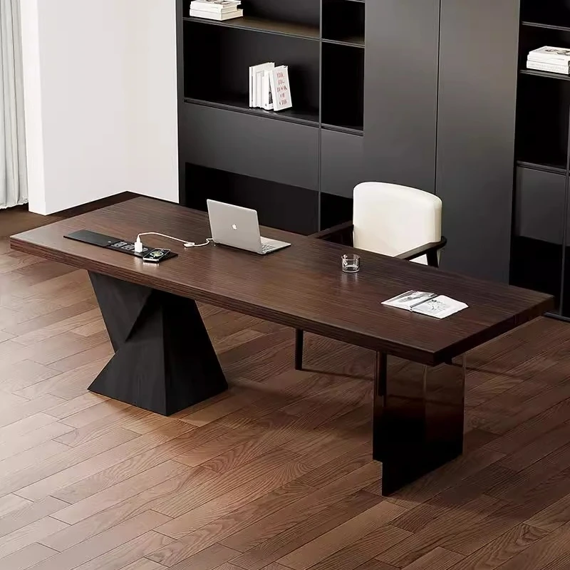 Reception Mesa Escritorio Office Furniture Bedroom Large Work Table Office Desks Charging Wooden Reading Computer Interior Study