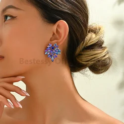 Irregular Temperament Design Earrings For Women High Quality Luxury Engagement Bride Party Accessories Girl Gifts Accessories