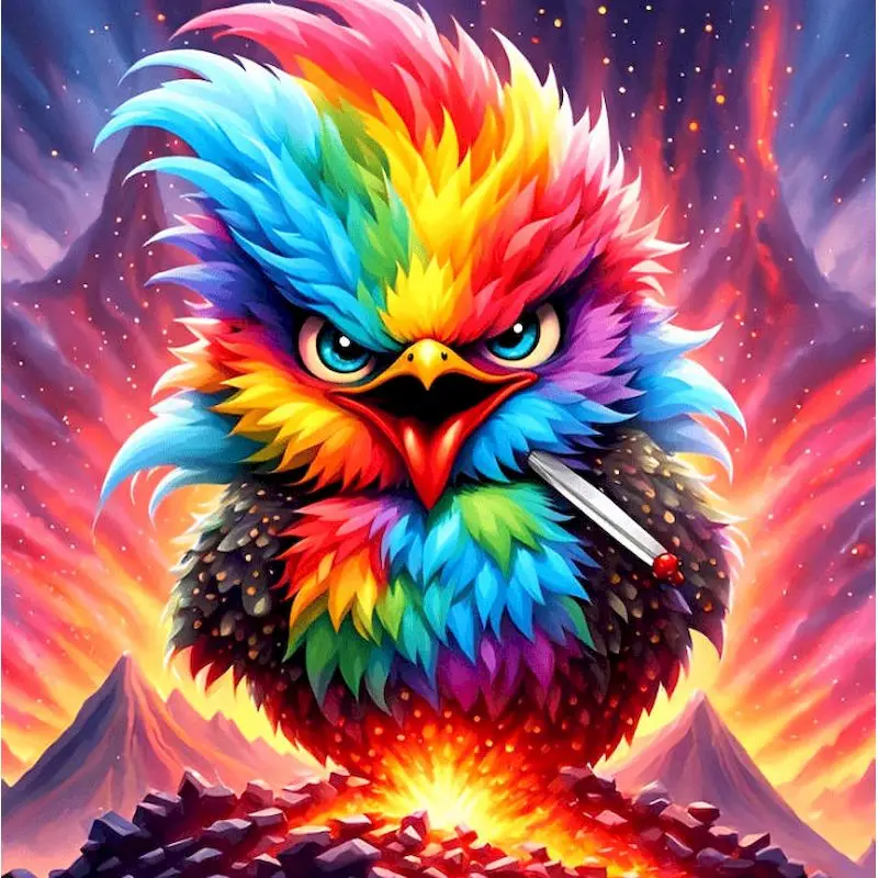 

RUOPOTY Rooster Diamond Painting Needlework Diamond Mosaic DIY Embroidery Animals Handmade Gift Craft Kit