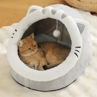 Four Season Universal Cat Bed Cat House Soft Comfortable Pet Dog Bed Puppy Sleeping Bag Tent Habitats Basket House Pet Supplies 6