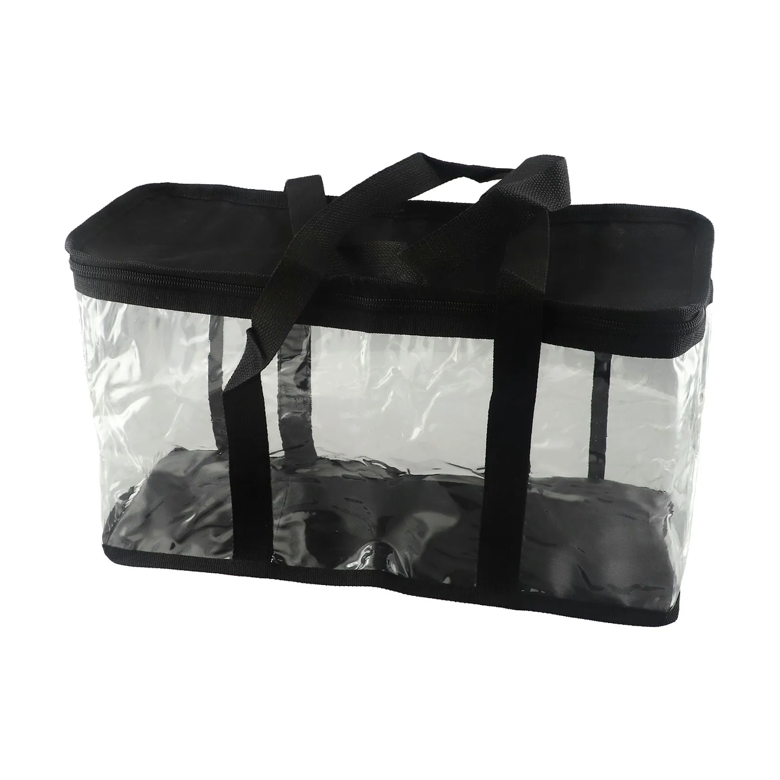 1pc Clear Tote Bag Transparent Shoulder Bag Large Capacity Tool Bag Waterproof PVC With Removable Adjustable Strap
