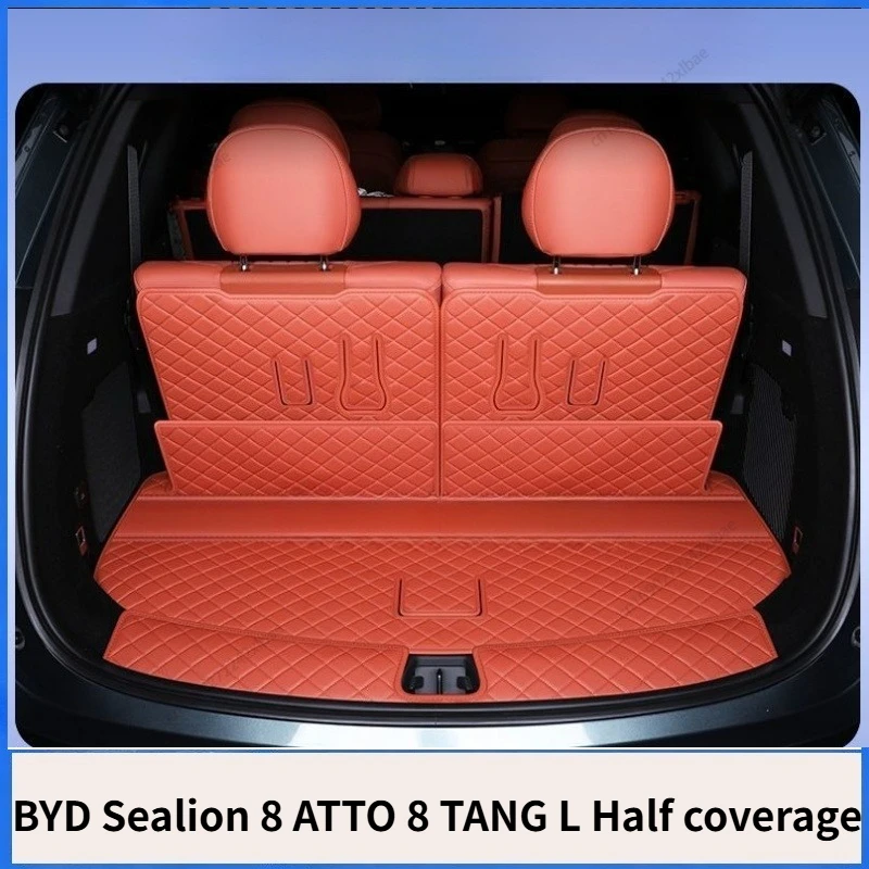 Half coverage Rear Trunk cushion Mat Cargo Liner Protect  For BYD Sealion 8 ATTO 8 TANG L EV/PHEV 2025 2026 Accessories