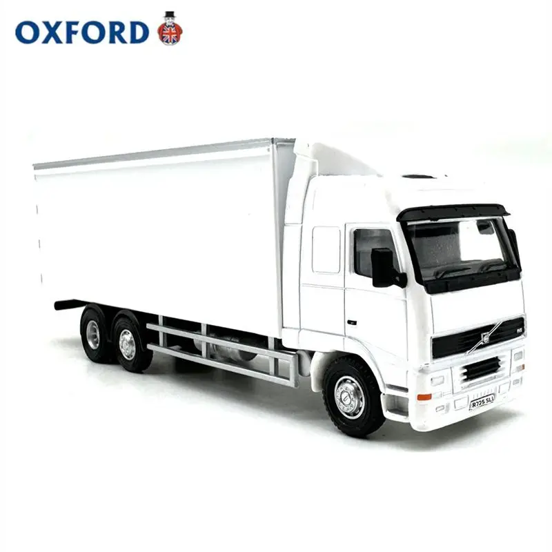 

OXFORD 1:76 Volvo FH Box Truck, легкосплавный автомобиль, литье под давлением и игрушечные транспортные средства, модель автомобиля, миниатюрная масштабная модель автомобиля для детей