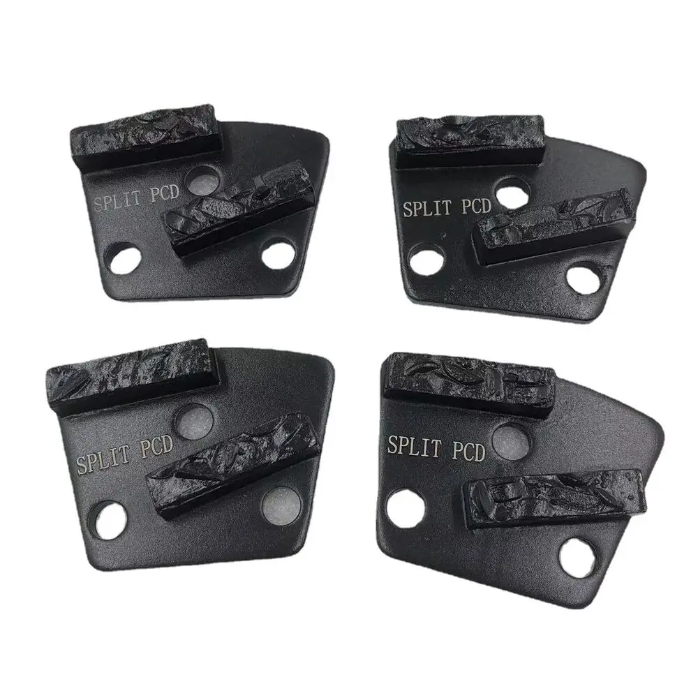 Split PCD Scraper trapezoid Epoxy Diamond Grinding disc Block prep tool For Concrete Coating Removal for ASL Ironhorse grinder