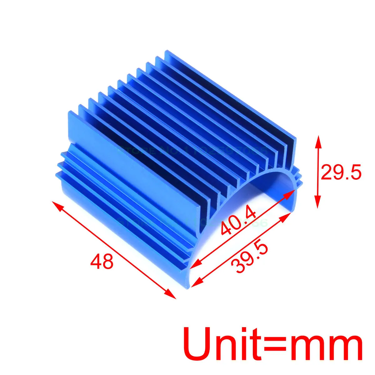 Aluminum Cooling Heatsink for 1/10 1/8 RC Car Hobbywing 4274 4268 4068 4082 4092 4074 Castle 1515 Brushless Motor