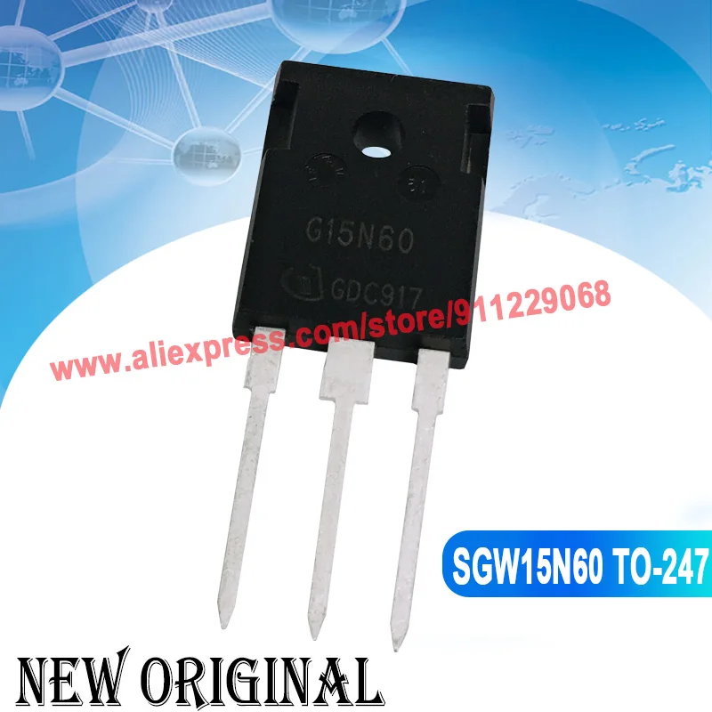 (5 Pieces) G15N60 SGW15N60 TO-247 600V 15A / G75H603 IGW75N60H3 / G50N60 IGBT 600V 50A / GP35B60PD IRGP35B60PD 600V 34A TO-247