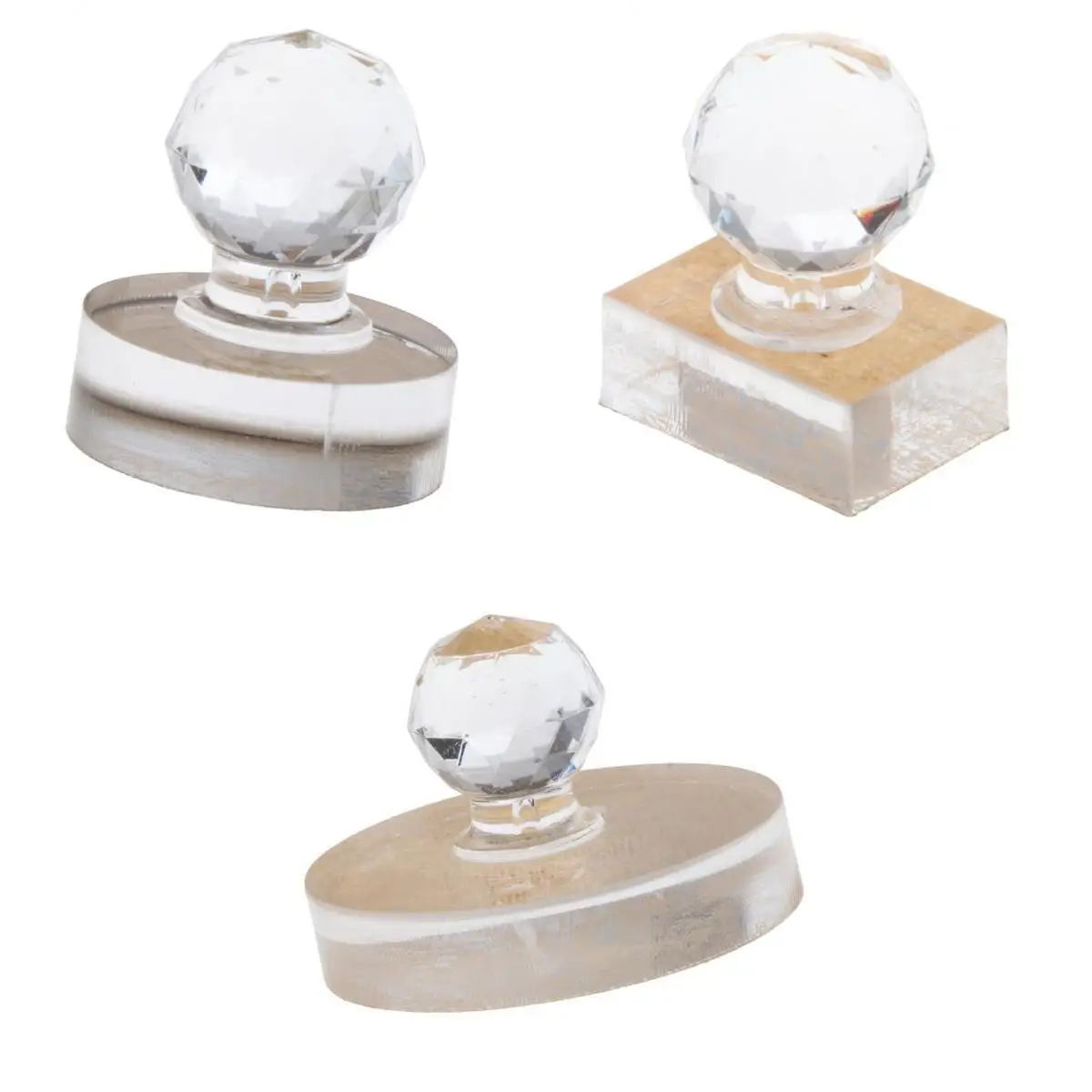 3pcs Powders Press Stamp Foundation Blush Palette Tool Seals Stamp