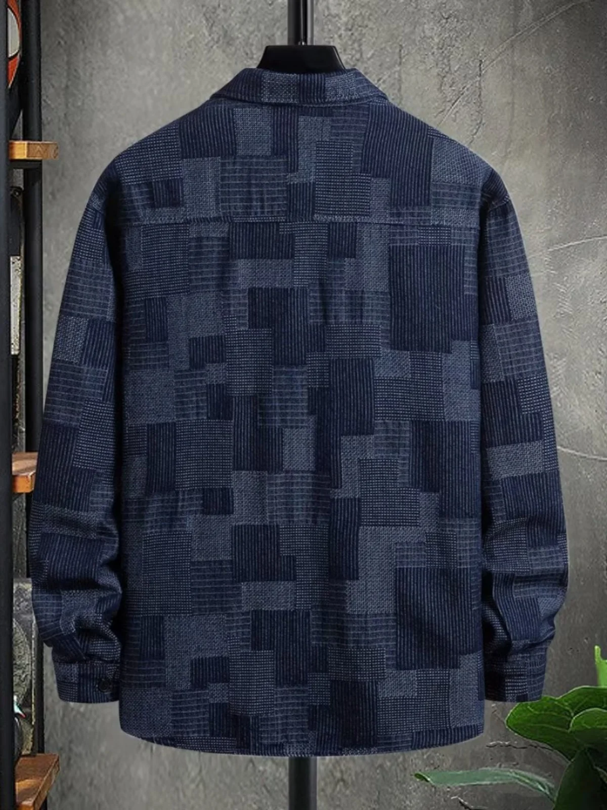 plus Size Men's Long Sleeve Shirt Spring Autumn Casual Workwear Jacket 8XL Comfortable Top Trendy Button-Up for Travel