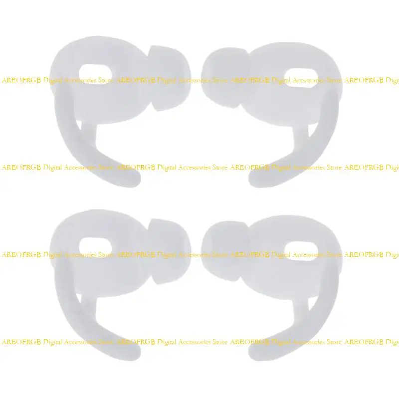 e21e 2pairs silicon silicone earhooks أذن براعم الأجنحة أجنحة للهواء 3 سماعات استبدال الأذن المضادة للانزلاق eartip