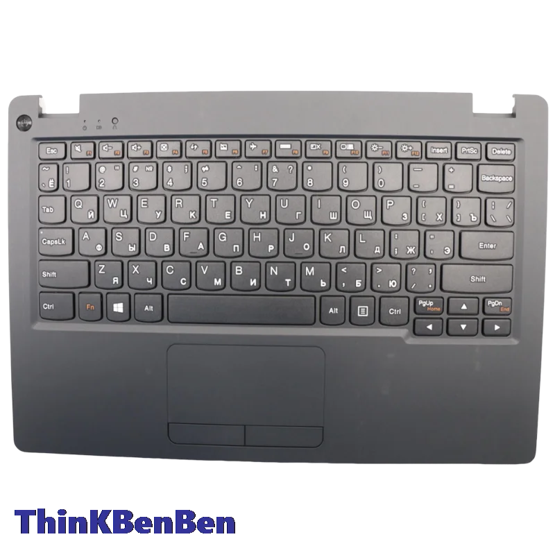 

RU русская черная клавиатура, верхний чехол, упор для рук, чехол для Lenovo Ideapad 100s 11 11IBY 5CB0K48386