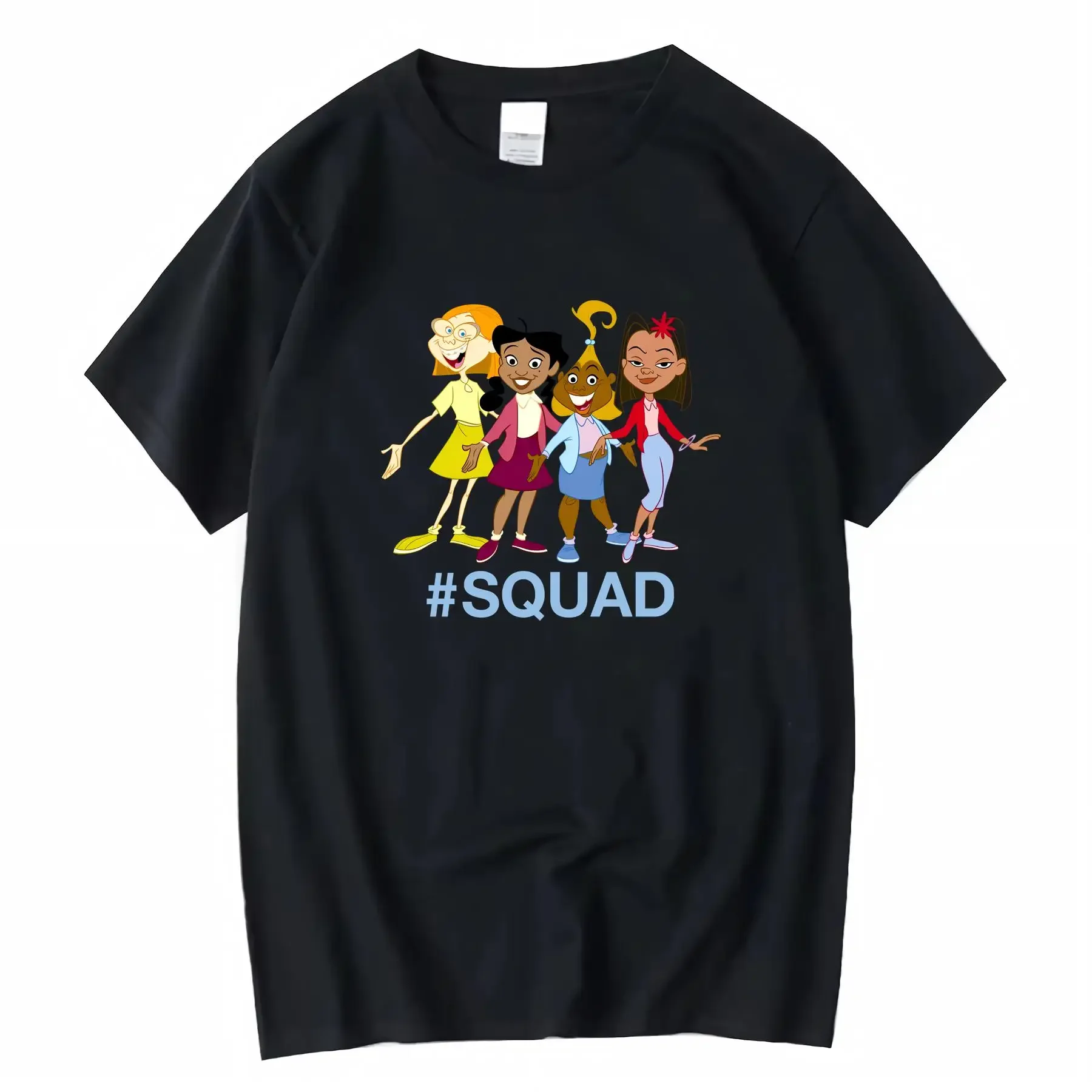 

Женская футболка Disney The Proud Family Squad, одинаковые комплекты WDW Disneyland Trip, винтажная стираная повседневная универсальная одежда унисекс