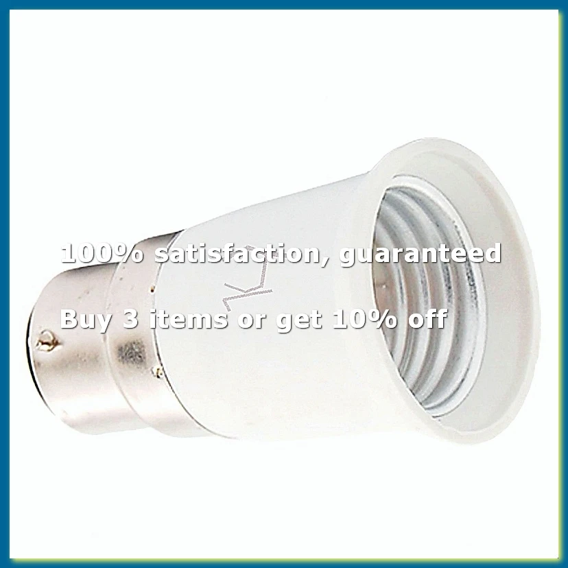 ●B22 to E27 Light Lamp Bulb Socket Adapter Convertor New-A57M