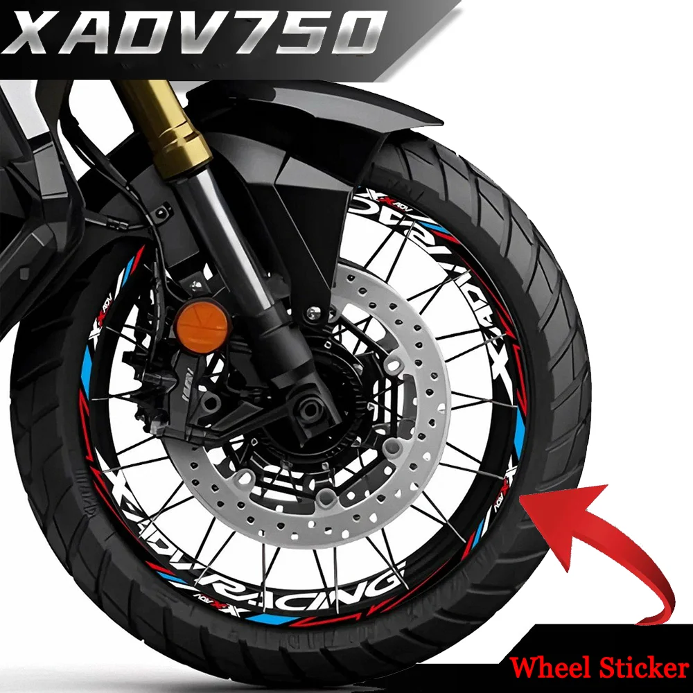 

For Honda X ADV 750 150 Wheel Sticker Motorcycle Accessories Protection Rim Tires Decal XADV750 XADV150 XADV 2017 2021 2023 2024