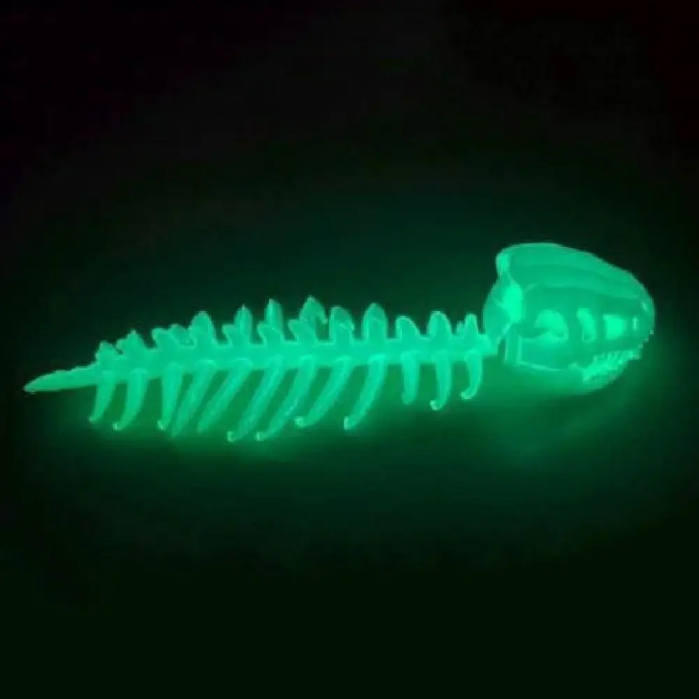 Luminous Dinosaur Skeleton Mask Headgear Glow in The Dark 3D Plush Dinosaur Costume Wearable Breathable Funny Cosplay Headwear - view 3