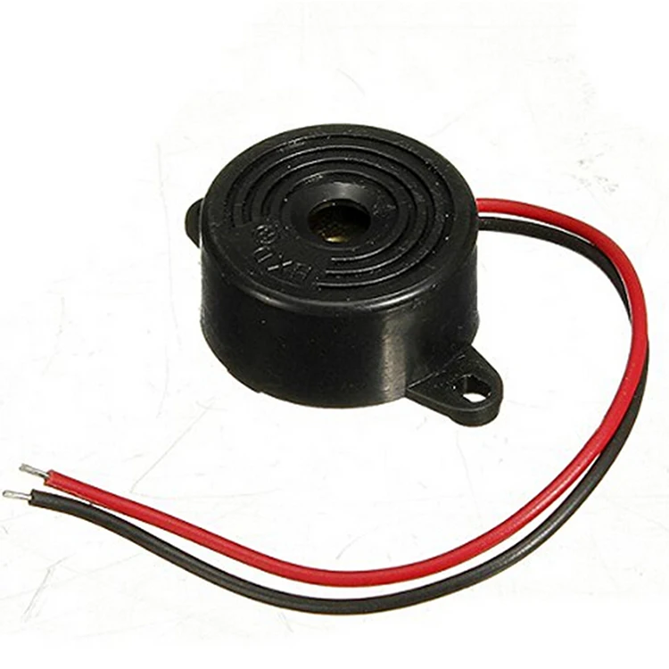 1Pc 6-15V Piezo Electronic Tone Buzzer Alarm Continuous Sound Mounting Hole.