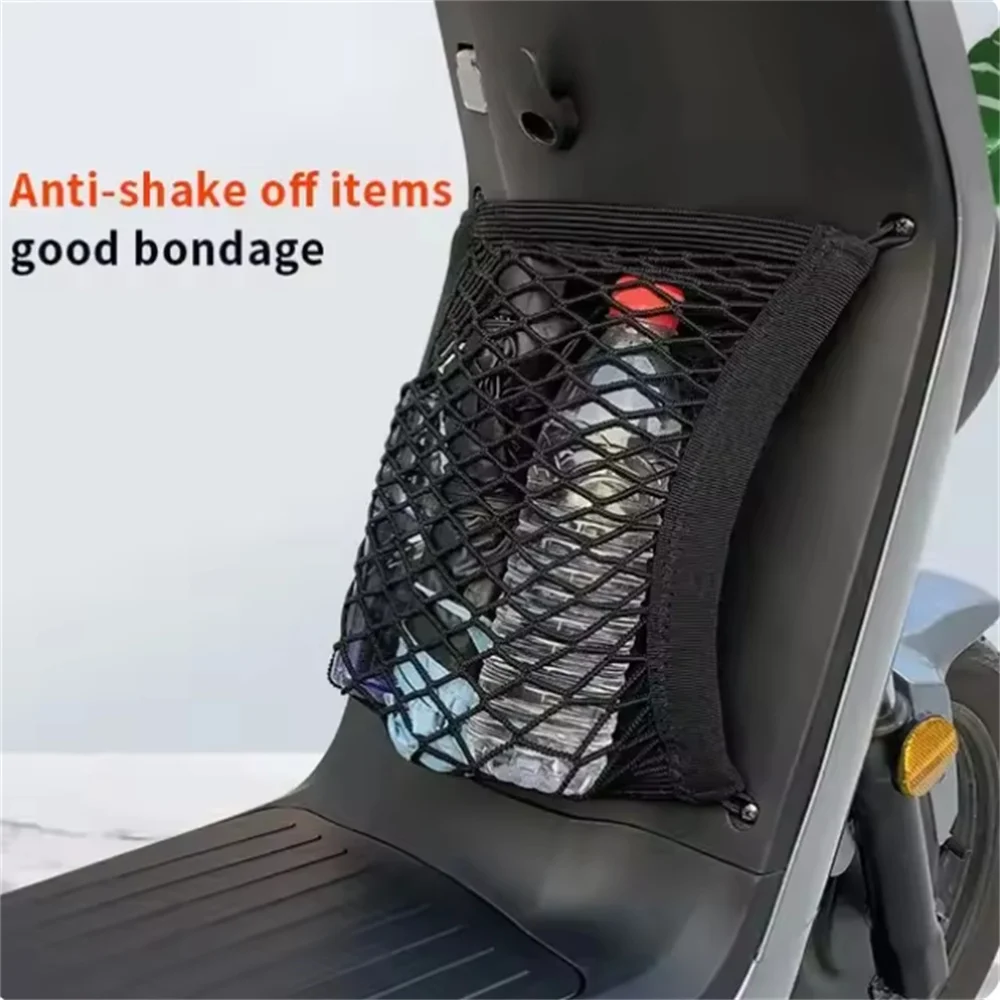 For NIU MQi 2 MQi S M1 M+electric motorcycle front storage mesh bag NIU G0 F0 C0 Storage Mesh Bag Phone Raincoat Storage Mesh