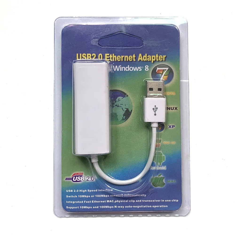 Typ-C zu RJ45 Ethernet-Adapter, USB 100Mbps Netzwerkkarte für Laptop PC, Plug & Play LAN-Konverter – Detail 6