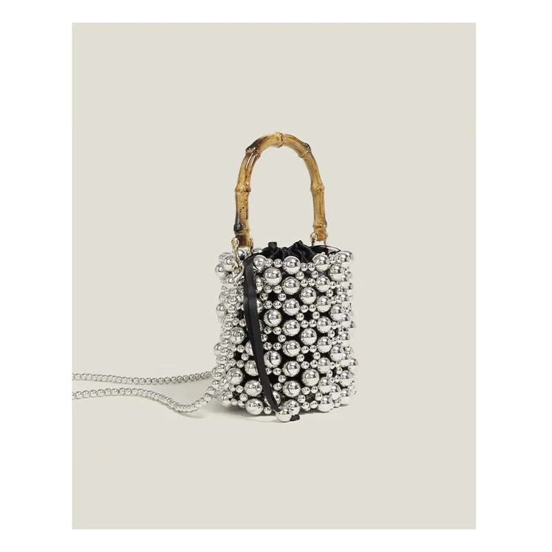 bolso-de-mano-frances-retro-para-mujer-plateado-con-cuentas-exquisitas-encantador-elegante-creativo-con-asa-de-nudo-de-bambu-bolso-de-hombro-para-dama