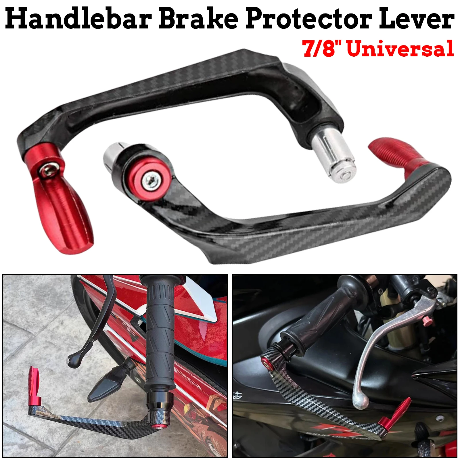 

Универсальные защитные рычаги для тормоза и сцепления 7/8 дюйма для скутеров, горных велосипедов, мотоциклов, защита руля, защитные рычаги для руля