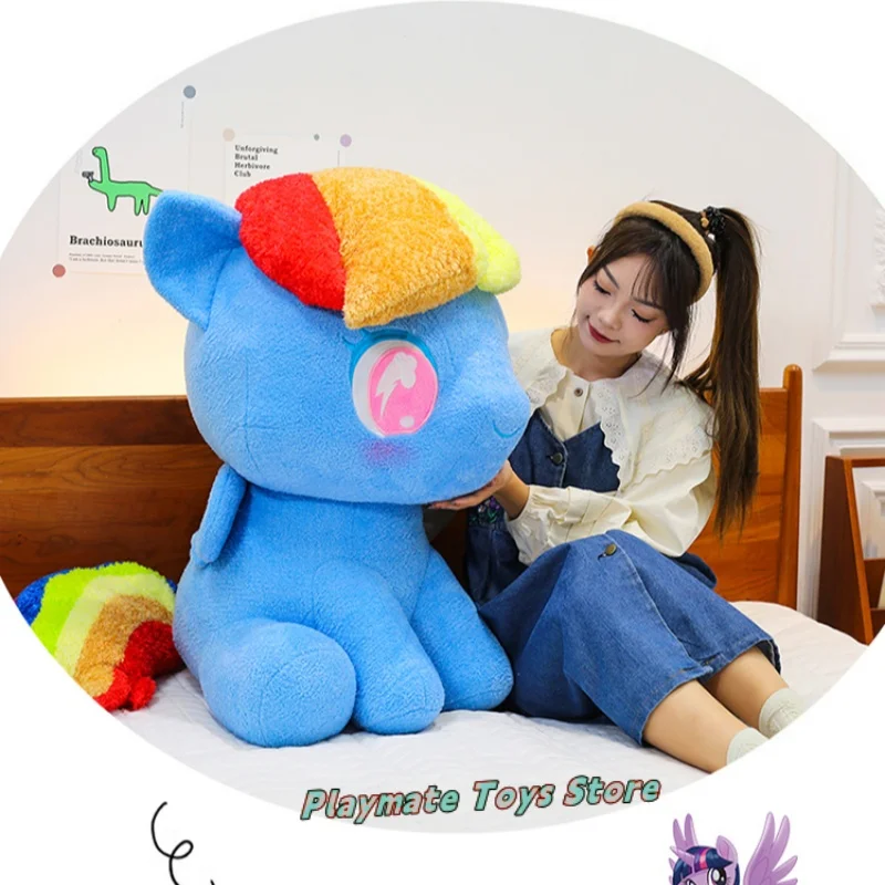 90Cm Q Editie Anime My Little Pony Prototype Pluche Pop Anime Zacht Kussen Meisje Fluttershy Sofa Ornamenten Kinderspeelgoed gift