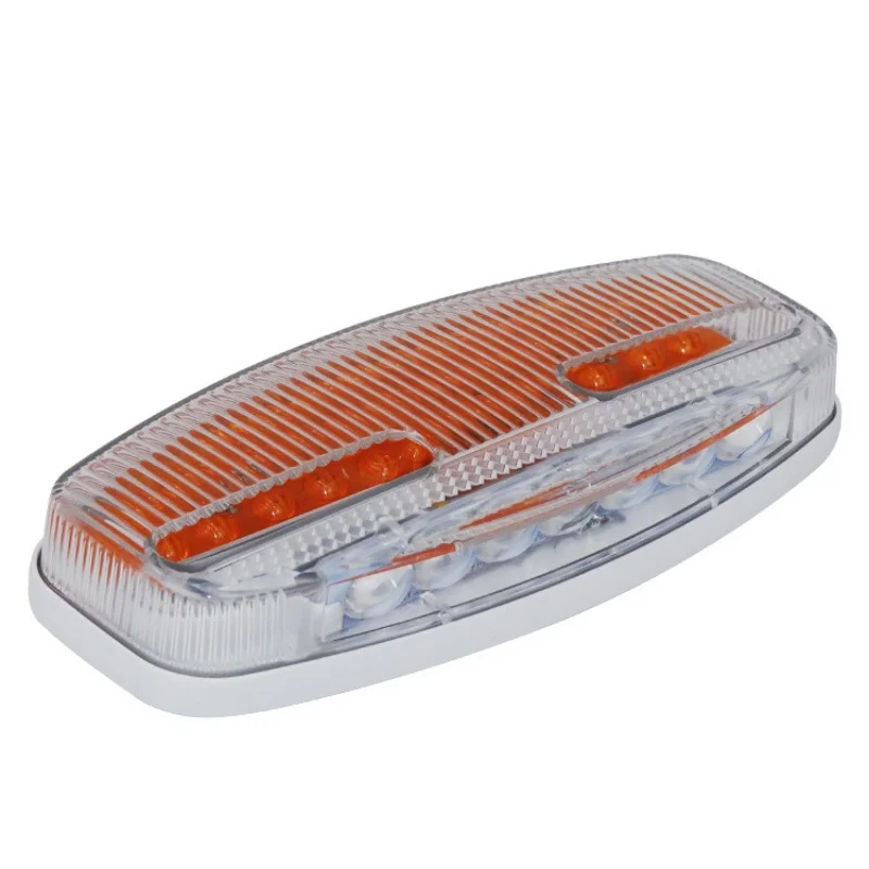 24V Waterproof Multifunctional Trailer Ground-Illuminating Clearance LED Side Light Flowing Turn Signal Truck Waist Light