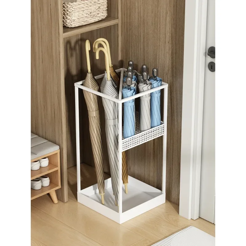 Umbrella storage rack household door  storage bucket  bucket  commercial large-capacity storage rack.