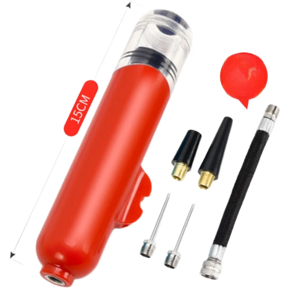 For Basketball Sports Inflator High Pressure Inflatable Pump Performance Detachable Nozzle Efficient Inflation