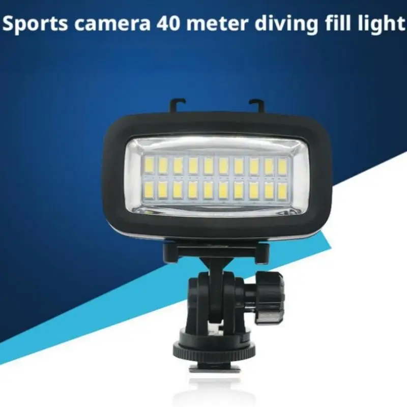 

Универсальная профессиональная светодиодная лампа для подводной съемки, водонепроницаемая до 40 м, для спортивных камер, потолочный светильник