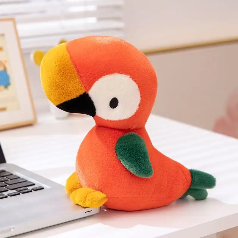 Muñeco de pájaro de pico grande de simulación de 22cm, figura de juguete de peluche, almohada de anime de dibujos animados, regalo de vacaciones para niños, muñeca casera