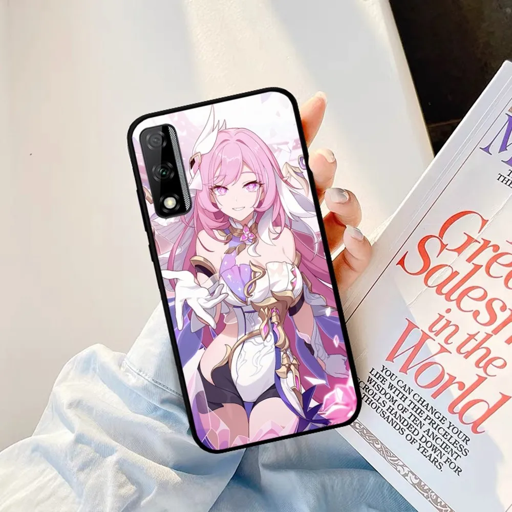 Honkai Elysia Game Phone Case For Huawei Y9 6 7 5 Prime Enjoy 7s 7 8 plus 7a 9e 9plus 8E Lite Psmart Shell