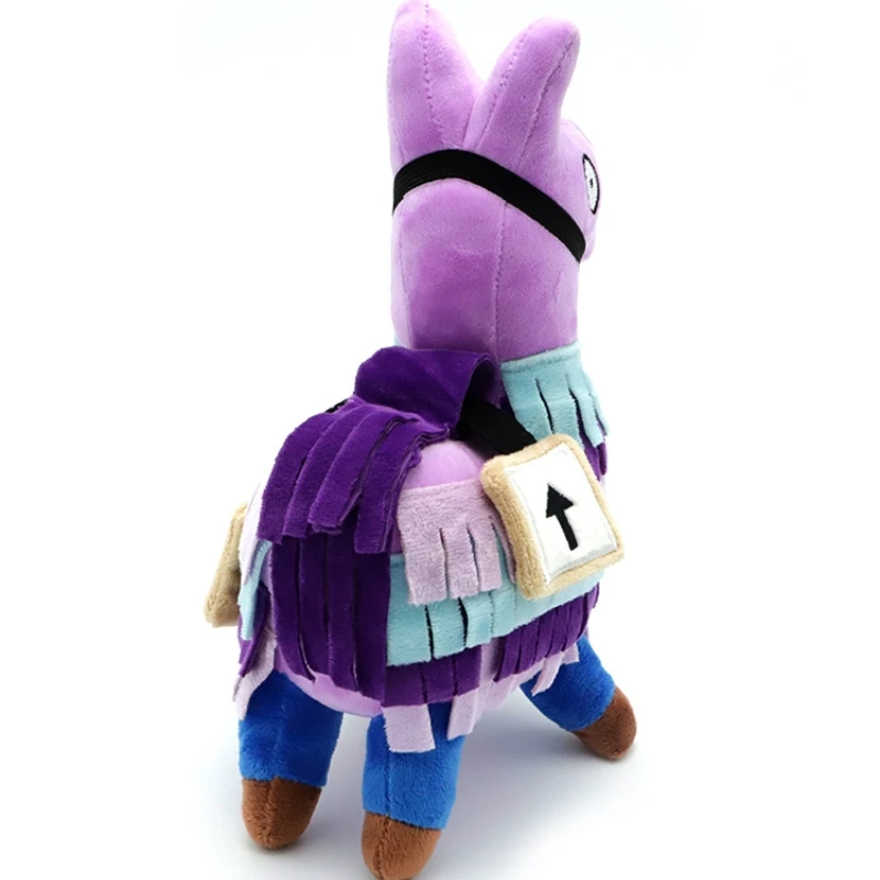 34cm Fortnite Alpaca Toy Box Plush Doll Cartoon Peripheral Toy Game Rag Doll Sofa Ornament Friends Children Christmas Gift