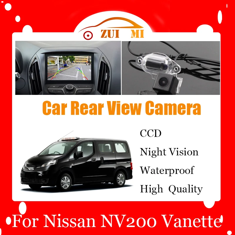 Car Reverse Rear View Camera For Nissan NV200 Vanette 2009~2015 Waterproof CCD Full HD Night Vision Backup Parking Camera