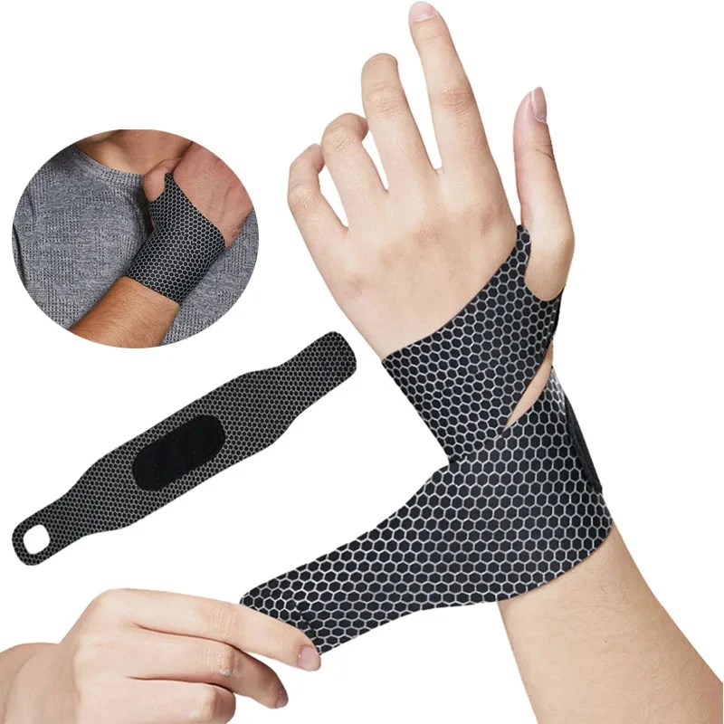 1PC Wrist Guard, Tendon Sheath, Joint Anti Sprain, Hand Strap, Basketball, Tennis, Badminton, Fitness Sports Wrist Guard
