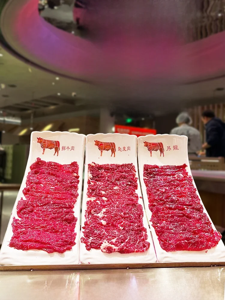 

Frely Cut Beef Slice Plate for Hotpot Busin Use White Upturned Rectangular Chinese Sle Dining Utensils Di Plate