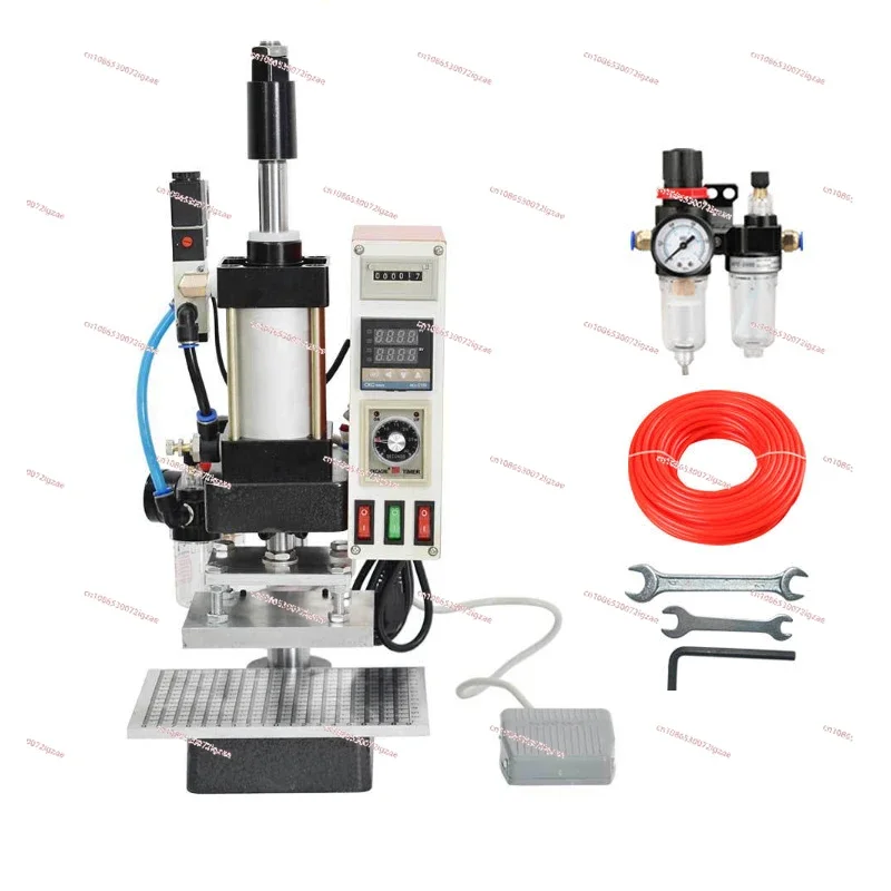 220V/110V Pneumatic Hot Foil Stamping Machine Business Card Leather Bronzing Embossing Equipment For PVC Card Paper Wood