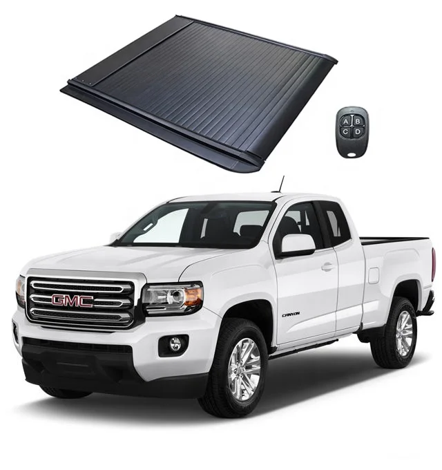 Aluminum Retractable roller shutter electric tonneau cover truck Bed Cover For GMC Canyon