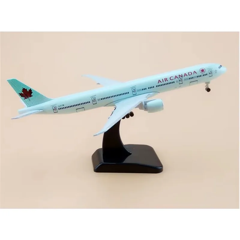 19cm Canada Airlines B777Model samolotu, metalowy Air Canada Airlines B777 300ER C-FITW Model samolotu ze stojakiem na koła