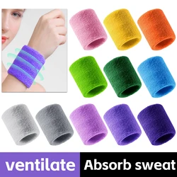 1/2PCS Fitness Wristband, Tennis/Basketball/Volleyball Wrist Support, Sports Protector Sweatband, Gym Wrist Guard