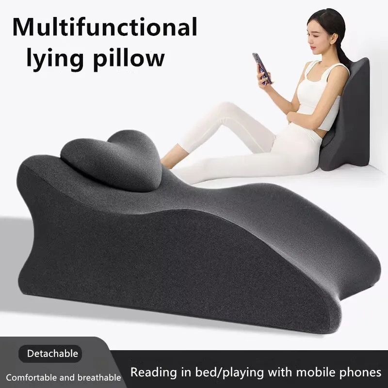 

Lie On The Bed Sleeping Pillow Lie On The Bed Artifact Multifunctional Prone Position Lie Pillow Lie Sleeping Lie Pillow Cushion