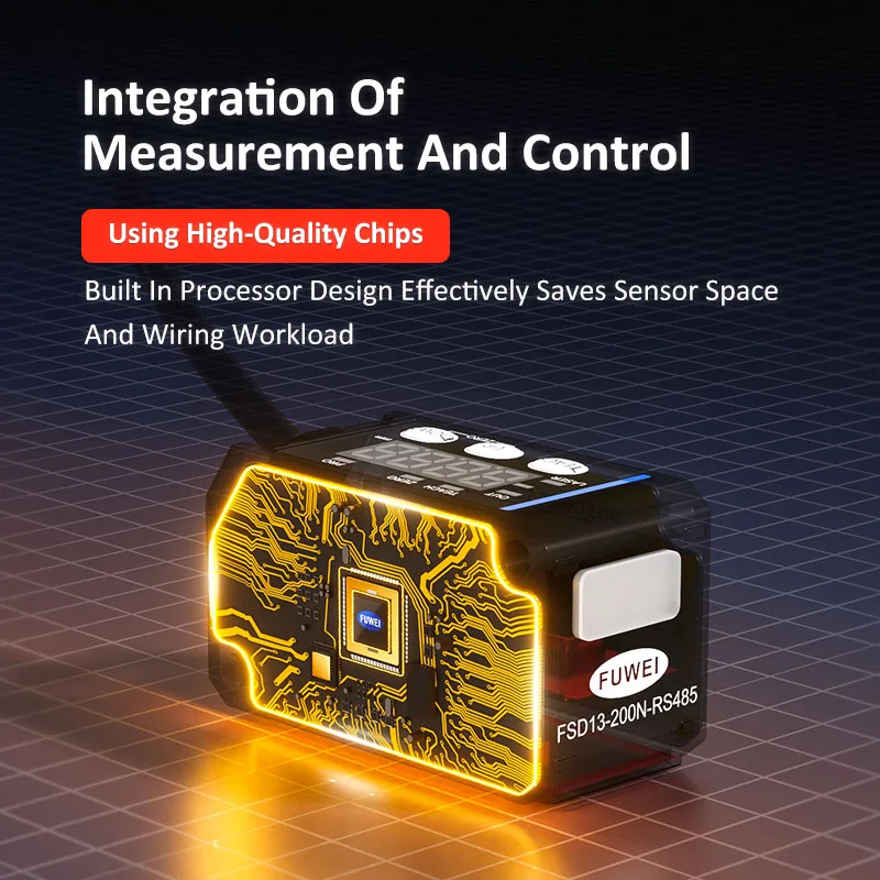 Picture 7: FUWEI FSD13 Series Distance, Thickness, and Positioning Sensor RS485 Output 0.01mm High-Precision Laser Displacement Sensor