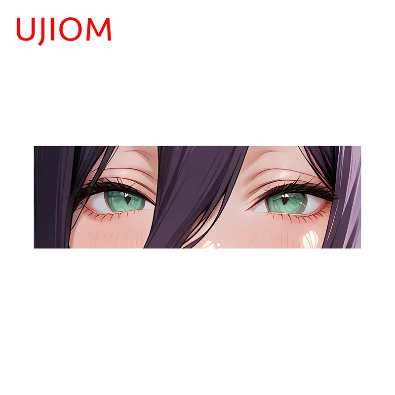 UJIOM Power Reze Makima Eye Long Strip Graphics Wall Sticker Hot Selling Decal Otaku Decorating Props Wardrobe Vestibulec Decor