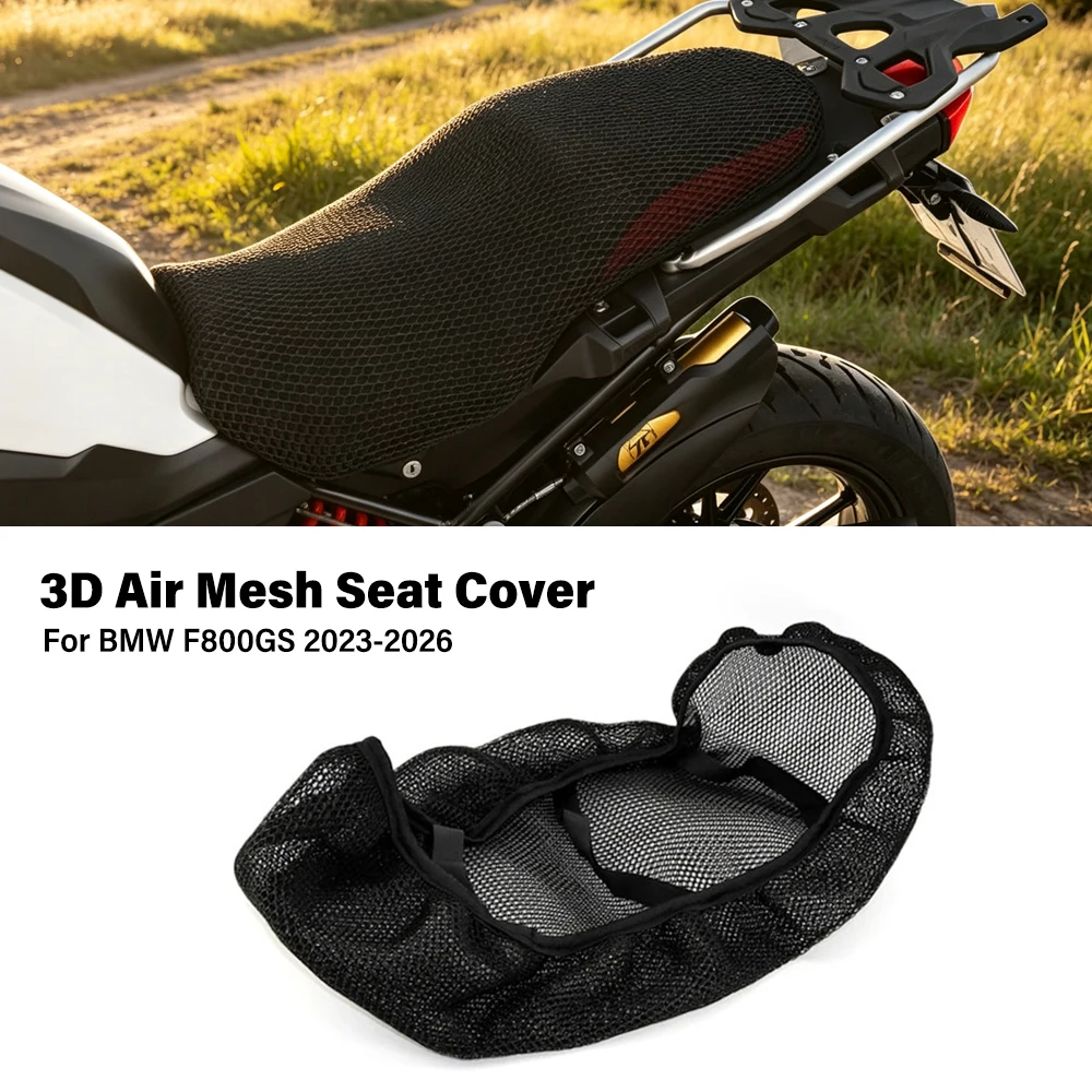 For BMW F750GS F850GS ADV 3D Air Mesh Seat Cover Breathable Honeycomb Cushion F 750 850 GS Motorcycle Accessories