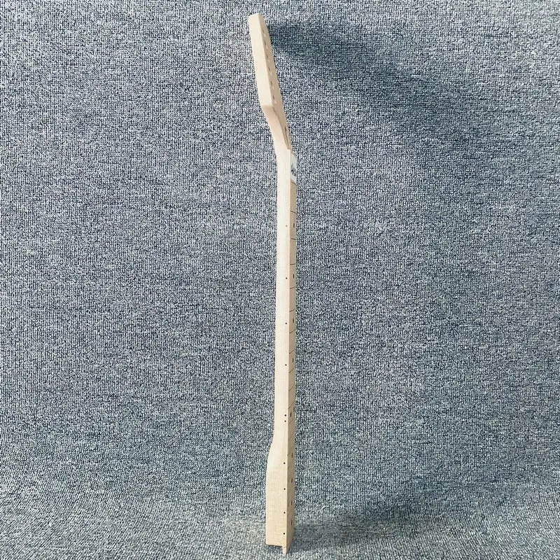 HN520 Banana Headstock Electric Guitar Neck Custom Order Unfinished Maple Wood 22 Frets for DIY NO Frets