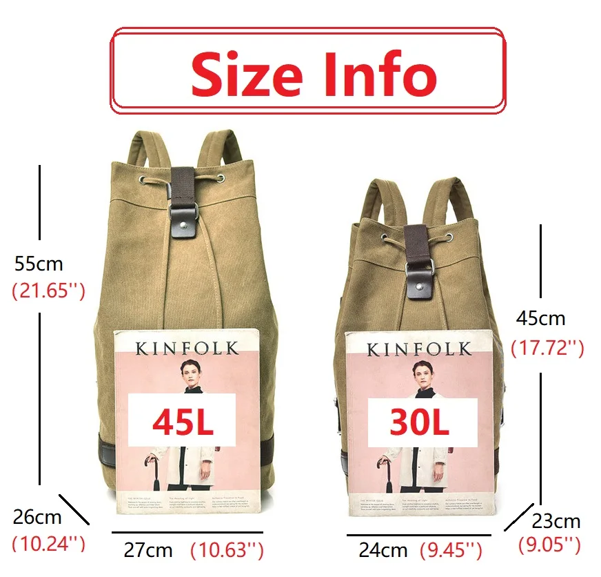 Fashion Casual Canvas Sports Backpack Bucket Bag Travel Backpack Men\'s Bags Unisex Designer Bags Duffle Bag Overnight Bags